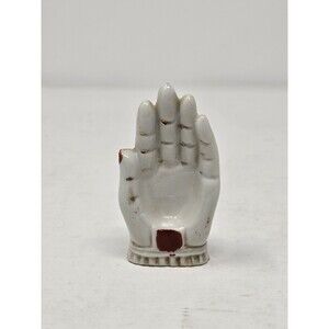 Vintage Miniature Japan Praying Hands Gum Parker Ring Holder